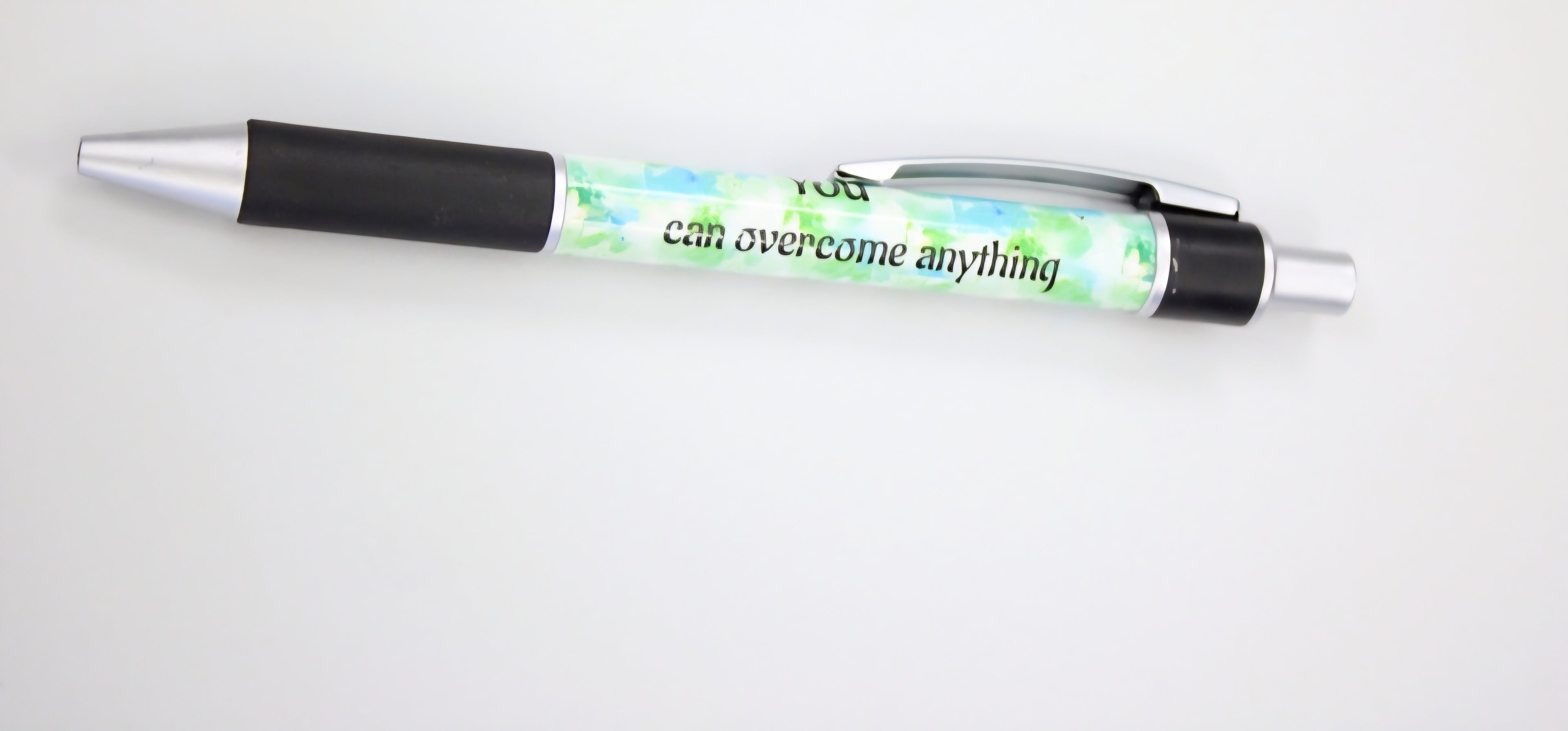 ‘Overcome’ Affirmation Pen | Watercolour Energy